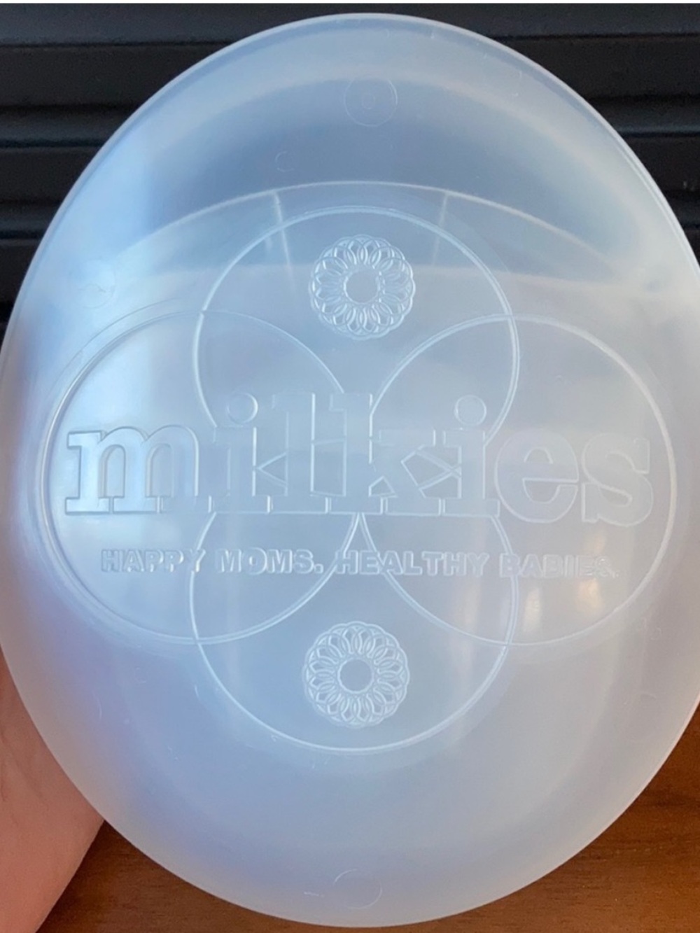 Milkies Silicone Breast Milk Collector - Translucent White